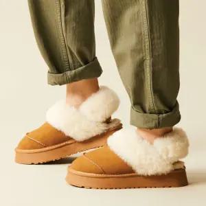 [무크] 여화 로지 투웨이 털 슬리퍼 2colors