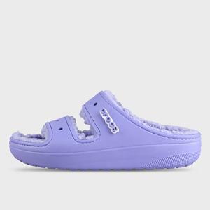 [크록스][2024 FW] 크록스 클래식 코지 여성 겨울 털슬리퍼 사무실 학교 방한 샌들 207446-5PY