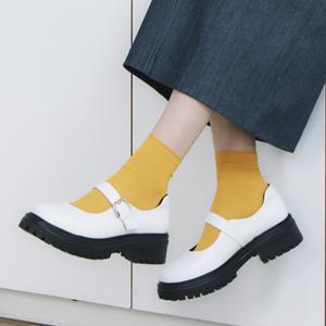 [무크] 여화 베니 소가죽 청키 메리제인 2colors