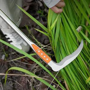 가벼운 서서낫 풀베기낫 텃밭 잡초제거 가지치기 낫 콩 옥수수 베기 고지 긴낫 제초 농기구 현수막 벌초낫