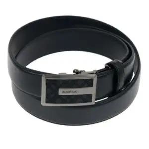 [롯데백화점]닥스 [*양말2족증정*]25년신상 베노베로 소가죽 흑유광 자동벨트BG1ACB1259K1-EL