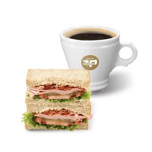 파스쿠찌 아메리카노(R)+BLT샌드위치