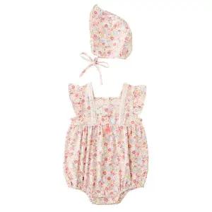 [보리보리/밍크뮤]밍크뮤 끌레르 플라워피마 바디수트 우주복세트 (34313-604-05)_OR