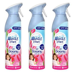 페브리즈 에어 실내공기 탈취제 냄새탈취165g 다우니향3개
