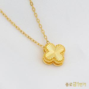 여자 순금 목걸이 볼 포리프 1.875g 99.9