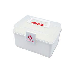 애니가드 구급함 소형 케이스 구급상자 약품상자 투명 백색 랜덤
