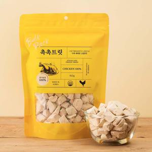 촉촉트릿 닭가슴살 스팀만두 160g 강아지 고양이 동결건조 간식