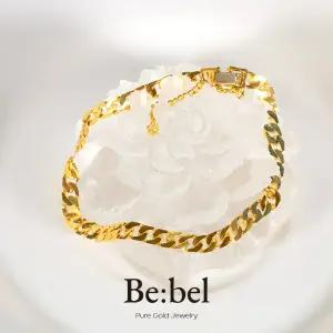 순금팔찌 11.25g 24k 남자 디자인 체인 비벨 세돈 3돈