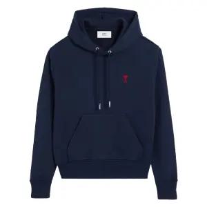 아미 스몰 하트 로고 후드티 네이비 BFUSW235 730 430