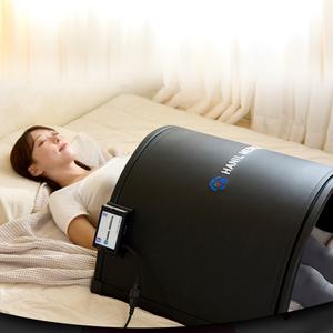 [한일의료기] 블랙 온열돔 원적외선 돔사우나 찜질기 양자돔 온열기 허리 어깨 무릎 배 복부 블랙