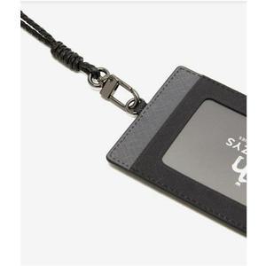 [NS홈쇼핑][헤지스ACC] HJHO5F605BK 블랙 실버 퍼피로고 목걸이형 카드홀더[35244046]