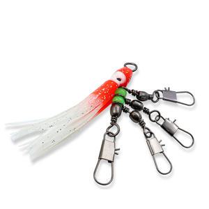 문어 도래 인터락 타코도래 스냅회전 3단 문어채비 에기 봉돌 (5개입)