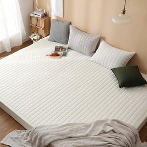 침대매트 패밀리패드 빅사이즈 사각누빔 고정밴드 패밀리 침대패드 매트리스패드 스위트