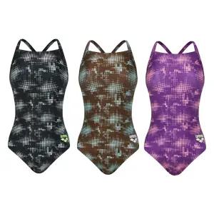 아레나 픽셀아트 여성 원피스 수영복 A5SL1LD06