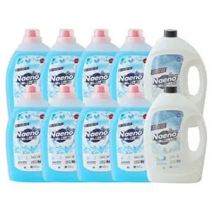 [나에노]럭스클린 세탁세제 3L 8통+럭스 소프트 섬유유연제3L 2통