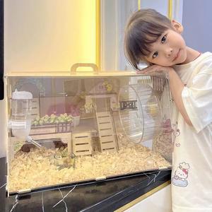 아크릴리빙박스 피그미다람쥐용품 골든 피그미케이지 사육장 햄스터