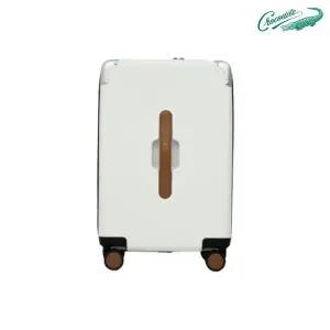[신세계라이브쇼핑]크로커다일 올림포스 메탈 기내용 캐리어 20인치 - 화이트