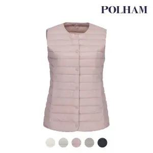 [폴햄] 여성 리얼 라이트 구스 라운드넥 경량 베스트_PHC5VP2012