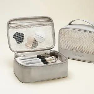 [피카소] 스퀘어 메쉬 파우치 웜그레이