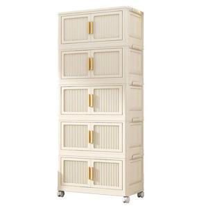 리빙박스 수납장 폴딩 투명 칸막이 접이식 상자 프레임 모듈 스탠드 양문수납장 정리대