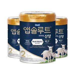 앱솔루트 산양 분유 2단계 750g, 3개