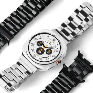 [요거]갤럭시워치 울트라 스트랩 풀 메탈 루프 시계 줄 밴드