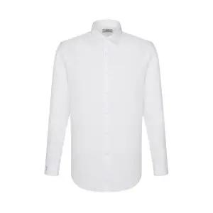 [롯데백화점]닥스 (25FW신상)폴리혼방 슬림핏긴팔셔츠 화이트-DLA3SHDL301A1-SY(사은품증정)