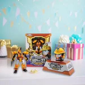 미니특공대 빌드캅 최강경찰 로봇 로보트 변신 장난감 헤드 장난감 어린이 역할 놀이 완구