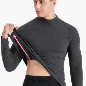 남자 겨울 반목티 남성 기모 반목 폴라티 티셔츠 목티 플리스티셔츠