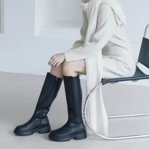 엠.무크 아르코 소가죽 캐주얼 롱부츠 블랙 516523703AA