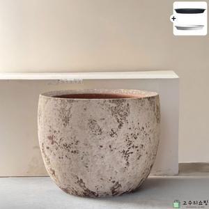 토분 대형 빈티지 원형 베트남토분 수제 화분 1호 세라믹 북유럽 테라모라 샌드