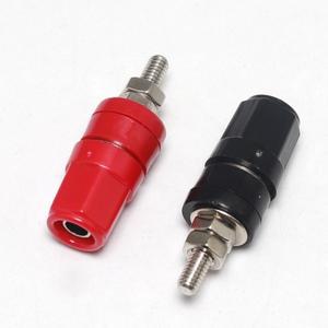 순수 구리 단자 바나나 잭 소켓 바인딩 포스트 플러그 커넥터 M4  36 블랙 레드 그린 옐로 4mm 20A 5-1 개