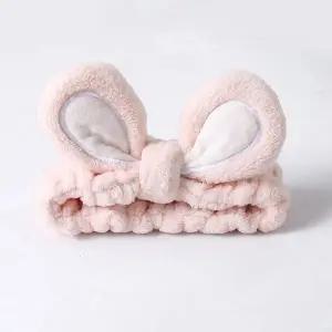 [콩심팥심]리본 토끼 사슴 세안 헤어밴드 F0004 헤 심플 아기핀 니트 대용량