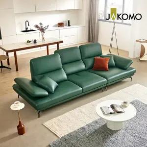 [최대60개월무이자][자코모] 보르고 4인 기능.성 슈렁큰 천연면피 소가죽 소파