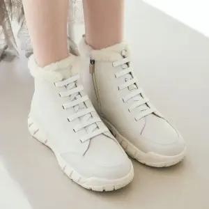 [무크] 여화 플루 소가죽 퍼 스니커즈 2colors