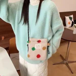 에르디 뽀글이 페이크퍼 겨울 미니 크로스백 5종