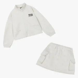 [롯데백화점]셀덴 기모 집업 스커트 세트 EDMT23D11