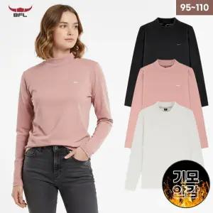 BFL 여성 겨울 피치기모 반목폴라 긴팔티셔츠 스판 터틀넥 W2EPTS-619W