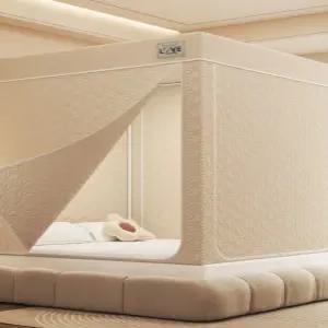 사각 수면텐트 수면돔 난방텐트 보온 실내 난방 방풍 누빔 우풍 우풍차단