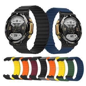 Huami Amazfit T-Rex 2 용 밀라노 밴드, 자석 팔찌 교체 손목 스마트 워치 스트랩