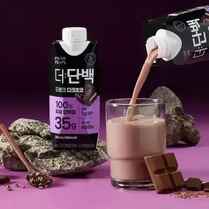 빙그레 더단백 드링크 다크초코 330ml 12팩