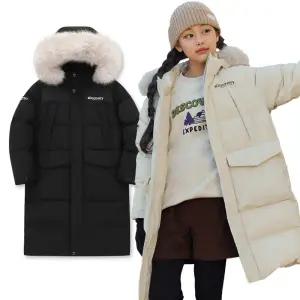 [롯데백화점]디스커버리익스페디션 DKDJ81046 키즈 프리미엄 구스다운 롱패딩