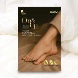 국산 겨울 신제품 건강 3중 온열 순환패치 발패치 온업 웜 풋패치 10매 1박스