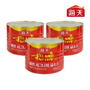 해천시그니처 굴소스 2.27kg x 3개