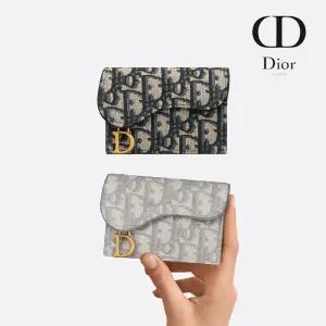 [ 한정판매 재고임박] 디올 오블리크 자카드 새들 블룸 카드지갑 S5611CTZQ