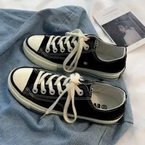 여성 무지퍼셀스니커즈 패션단화 여자 캔버스화 4컬러 yIN5+4bJq