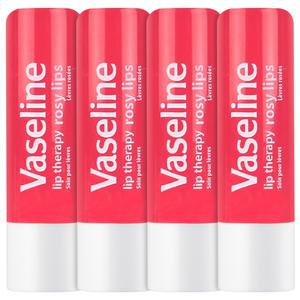 바세린 립테라피 립밤 립케어 고보습 입술보호제 4.8g 로지 4개