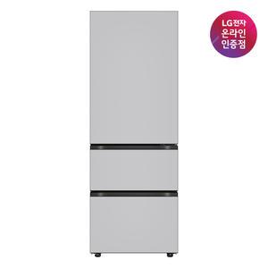LG 디오스 오브제컬렉션 김치톡톡 Fit & Max 3도어 324L Z334MRR122S 크림그레이
