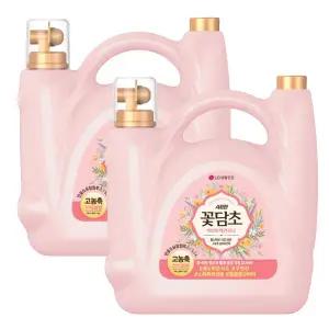 꽃담초 섬유유연제 허브부케가르니 연꽃&유칼립투스, 5.5L, 2개