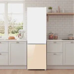 캐리어 모드비 250L 파스텔 피트인 콤비냉장고 MRNC251ESM1 화이트+베이지